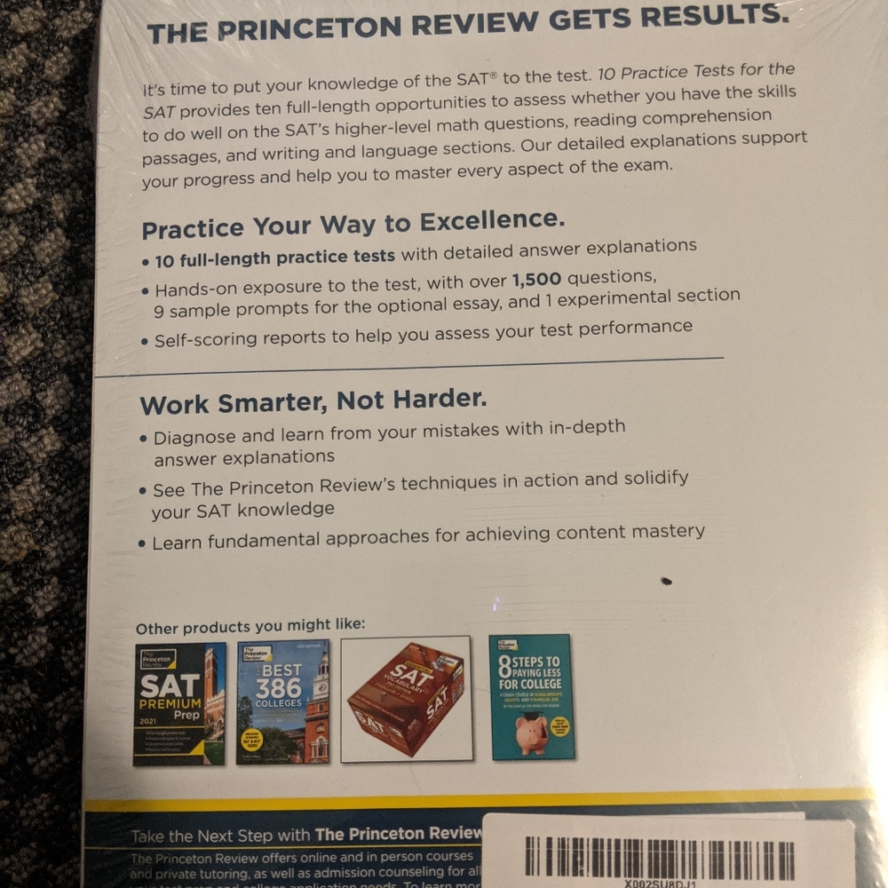 SAT prep book - Picture 4 of 4